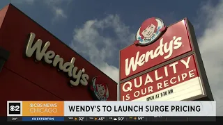 Wendy's to experiment with surge pricing