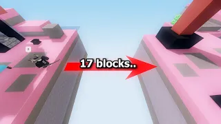 I did the impossible 17 blocks yuzi dash.. ⚔️roblox bedwars