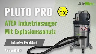 PLUTO PRO ATEX Industriesauger mit Explosionsschutz | AirMex Industriesauger