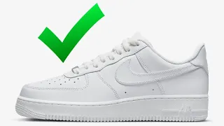 How To Hide Laces On shoes (NIKE AIR FORCE 1)