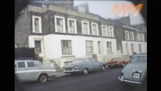 Old streets of London early 1970's old cine film 191