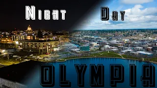 Olympia, Washington 4K Day to Night Experience