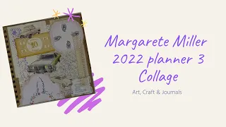 Margarete Miller Collage 2022 No  3 It's lavender and lace today #2022cwp3