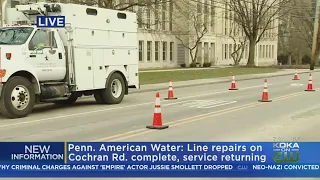 Water Main Break Repairs Complete In Mt. Lebanon