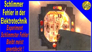 Schlimmer Fehler Elektroinstallation /  Elektrotechnik / vermeide diesen Fehler / der Fehler (22:30)