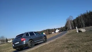 Porsche cayenne 3.2 VR6 FLY BY EXHAUST SOUND part 1