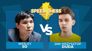 Wesley So vs Jan-Krzysztof Duda | Speed Chess Championship
