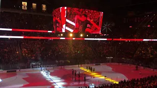 Las Vegas Golden Knights versus Edmonton Oilers Starting Line-Up Introductions & National Anthems