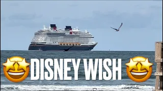 DISNEY WISH 🤩 LEAVING PORT CANAVERAL !!!