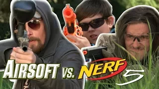 Airsoft vs Nerf 5 - Paintball Finale