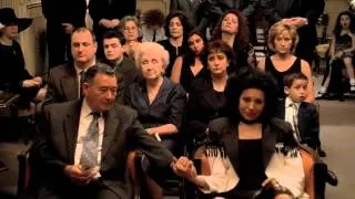 The Sopranos - Junior cries at a funeral