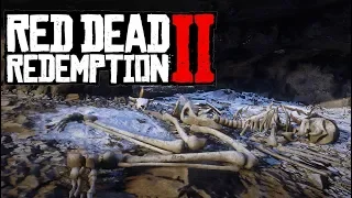 ÉNORME SQUELETTE DE BIGFOOT ALIEN ? RED DEAD REDEMPTION 2 ( SECRETS) #10