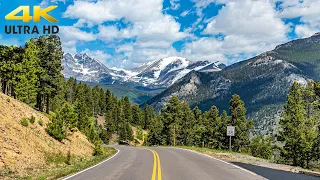 Rocky Mountain National Park 4K | Estes Park to Grand Lake | Trail Ridge Road Complete Scenic Drive