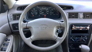 1999 Toyota Camry LE V6 POV Test Drive Turlock California