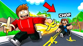 ROBLOX CHOP AND FROSTY RACE IN SPEED RUNNER