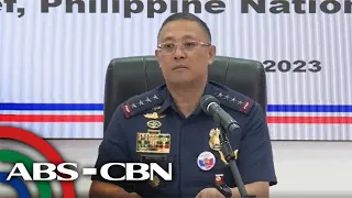 Philippine National Police holds press briefing | ABS-CBN News