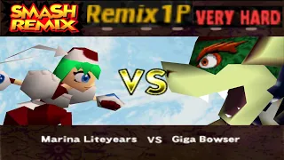 Smash Remix - Classic Mode Remix 1P Gameplay with Marina (VERY HARD)