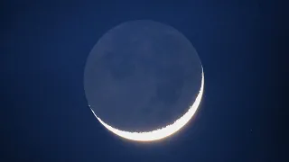 月令2ー地球照　Month of Lunar phase 2 and Earthshine