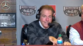 Coach Nick Saban's Final Word before Iron Bowl (2022) on Hey Coach Radio Show