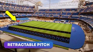 NEW BERNABEU RETRACTABLE PITCH | WORK PROGRESS 23 MAY 2021