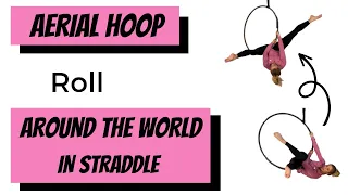 Have you tried around the world with straddle? Aerial hoop tutorial