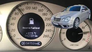 تجربة تسارع مرسيدس E200 كومبريسور- Mercedes E200 kompressor Acceleration