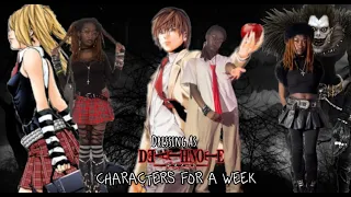 Dressing up as Deathnote characters at school for a week!