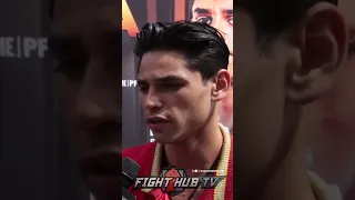 RYAN GARCIA DISMISSES HE GOT HURT IN SPARRING! TELLS TANK TO TOUCH BODY