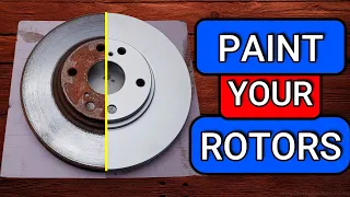 How to Paint Brake Rotors | THE PROPER WAY