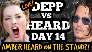 WATCH LIVE! Johnny Depp vs Amber Heard DAY 14! AMBER Heard TAKES THE STAND!
