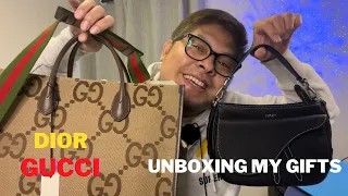 Unboxing my Gifts from Italy - Dior and Gucci