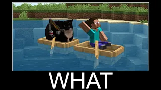 Maxwell the Cat in Minecraft wait what meme part 148