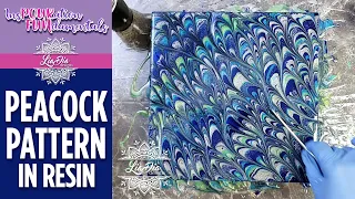 LiaDiaDesigns | FUN and EASY! Beginner Tutorial - Creating Feather Patterns in Epoxy Resin