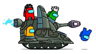 AMONG US Танк - Танковая дичь (Анимация)