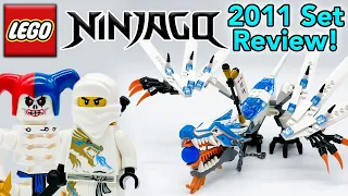 Ice Dragon Attack Review! 2011 LEGO Ninjago Set 2260