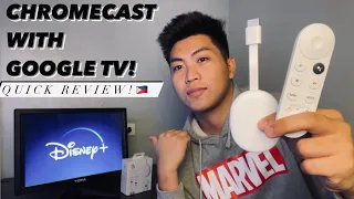 Chromecast with Google TV Tagalog Quick Review 2023 , May Disney Plus na!