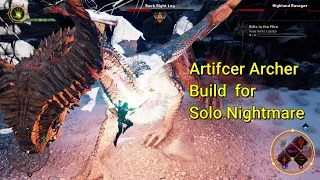 Artificer Archer Build for Nightmare Kills dragons in 2 sec