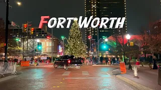 Exploring the Cowtown: A Driving Tour of Fort Worth - 4K 60FPS