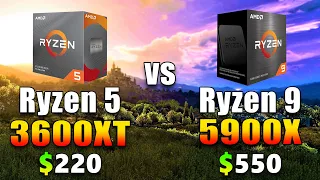 Ryzen 5 3600XT vs Ryzen 9 5900X | Worth Upgrading or Not??