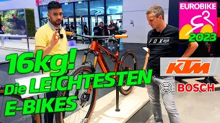 KTM Lineup 2024: 16 kg, Carbon, Entnehmbare Akkus, Bosch SX. Der 60te wird LEICHT gefeiert!