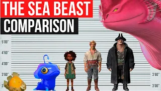 Netflix The Sea Beast | Size Comparison