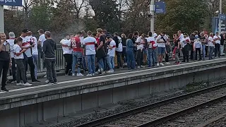 Schlägerei VFB Stuttgart gegen FC Augsburg 2:1 Hooligans Ultras Polizei Randale FCA Neckarpark