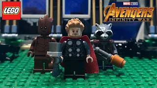 Thor Arrives In Wakanda Scene In Lego (Avengers: Infinity War)