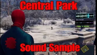 Spider-Man Miles Morales - Central Park sound Sample location guide