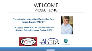 "Understanding Avoidance/Restrictive Food Intake Disorder) ARFID"  by Dr  Bermudez