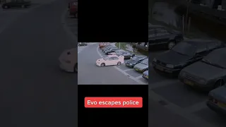 Evo escapes Police #police #car #😈 #carfast #speed