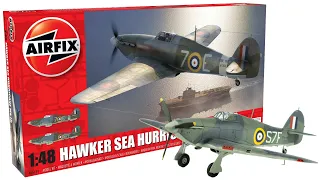 Sea Hurricane Mk 1B (Airfix 1/48 scale model) - full build