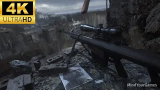 Call Of Duty Modern Warfare Remastered Sniper Mission One Shot, One Kill Walkthrough Veteran 4K UHD