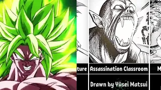 Canny Broly with Famous Mangaka Who Drew Dragon Ball Characters In Their Own Style !!!