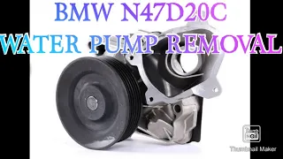 Bmw #n47 #water pump removal #e90 e92 #f30 n47 schimb pompa apa